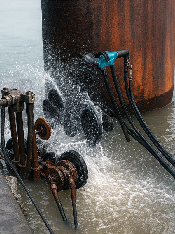 Underwater Wire Sawing